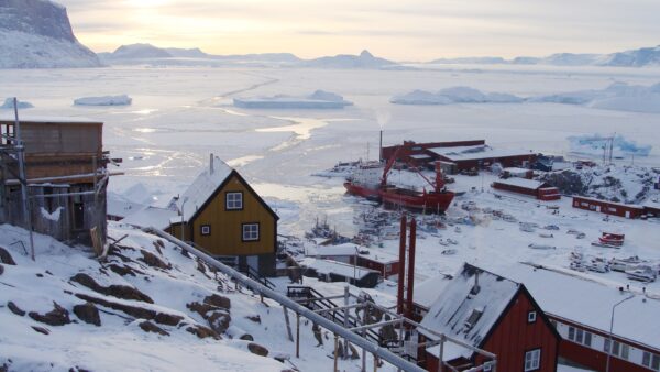 Port in Greenland - Photo by International Polar Foundation, Myriam Dielemans