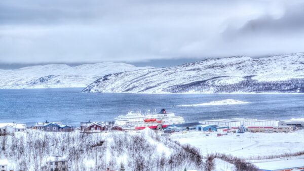 Kirkenes, Norway on a snowy day - Photo by Michelle Maria