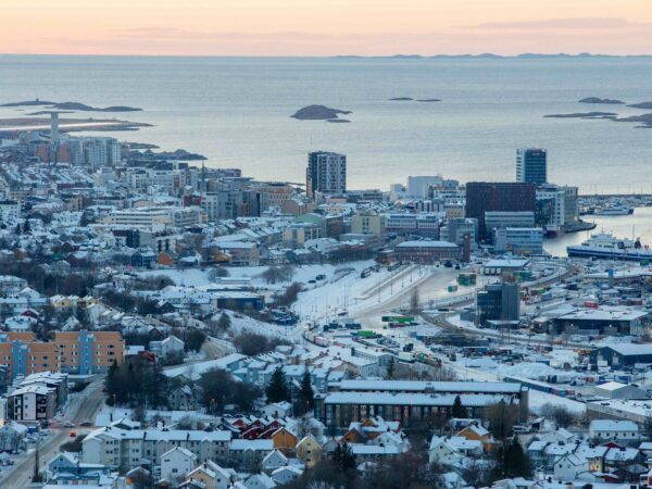 Aerial view of Bodø, Norway - Picture by Norland County, Norway