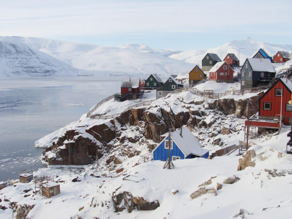 Greenland village - Picture by Myriam Dielemans