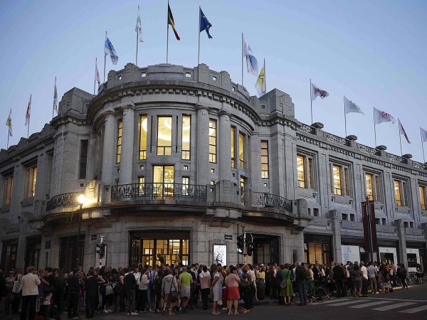 BOZAR by night - Picture by Yannick Sascourtesy