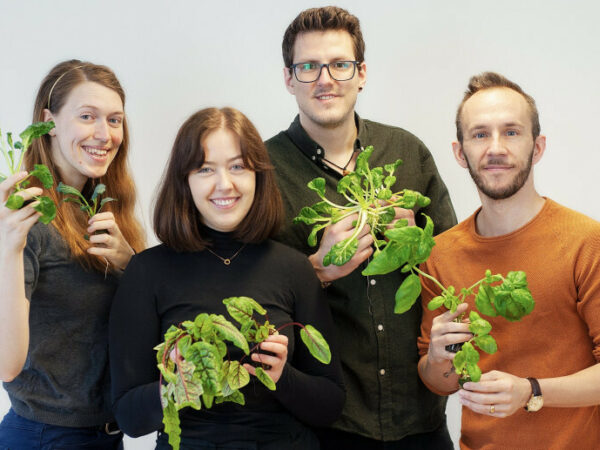 The founders of Containing Greens AB pose for a photo - Picture by Containing Greens AB