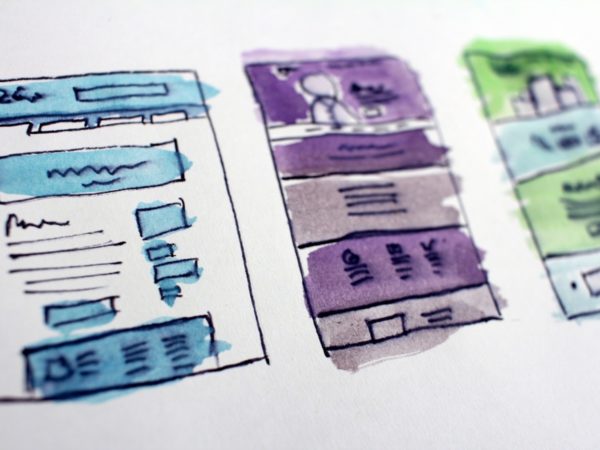 Website wireframes - Picture by Photo by Hal Gatewood